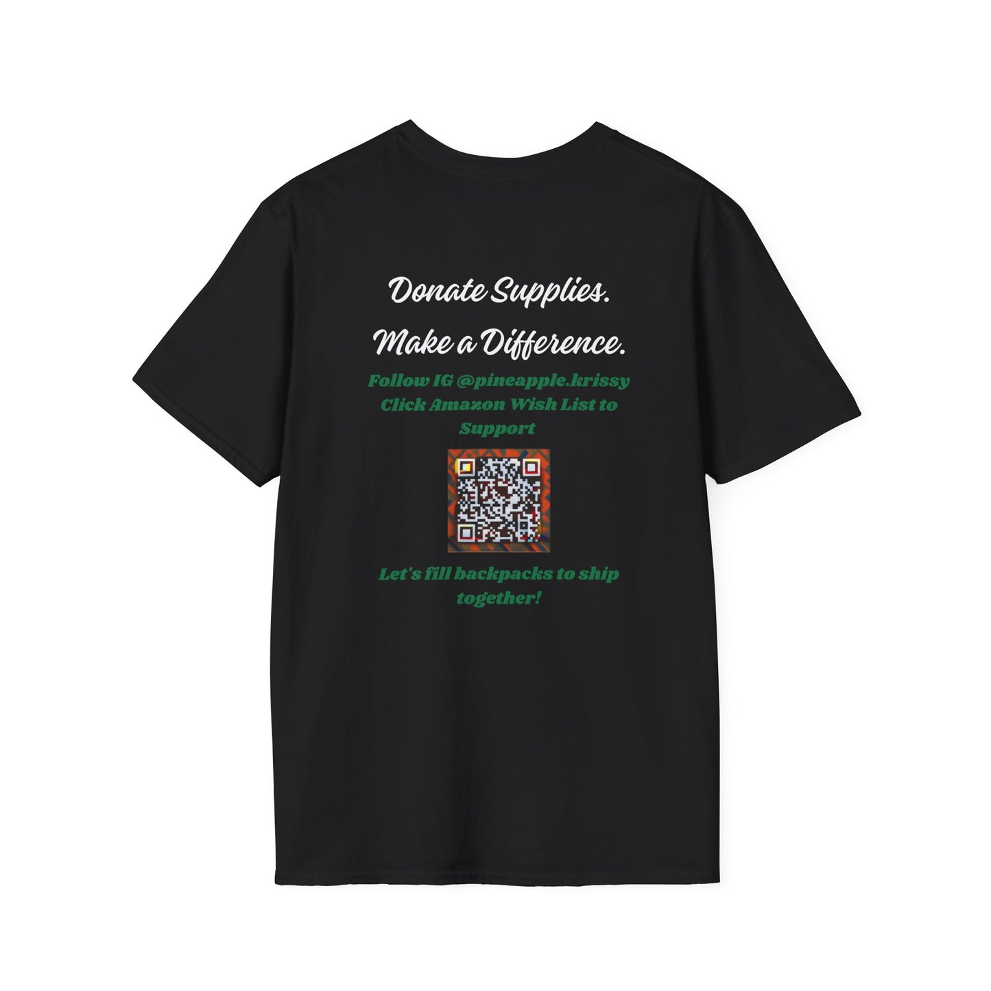 Donation Drive T-Shirt - Adonis Mission to Provide School Supplies in Jamaica