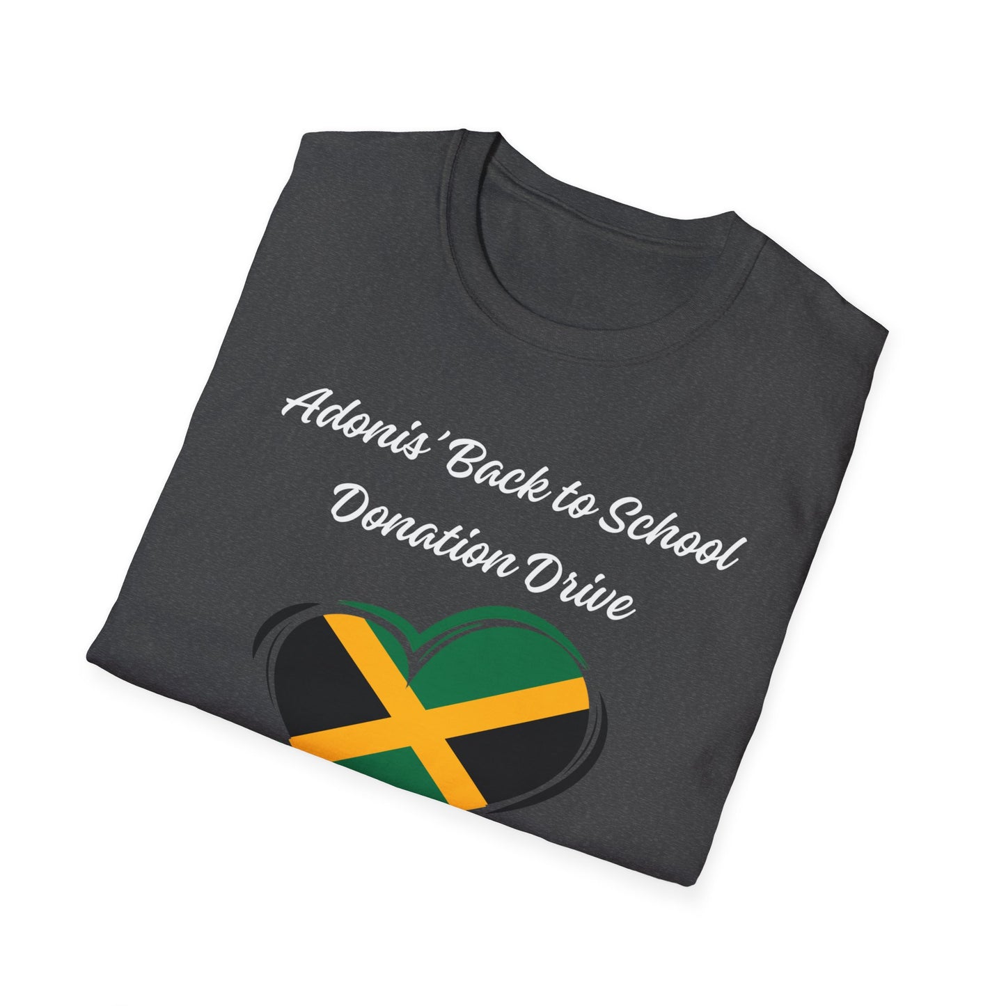 Donation Drive T-Shirt - Adonis Mission to Provide School Supplies in Jamaica