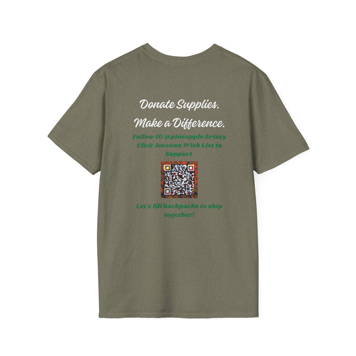 Donation Drive T-Shirt - Adonis Mission to Provide School Supplies in Jamaica