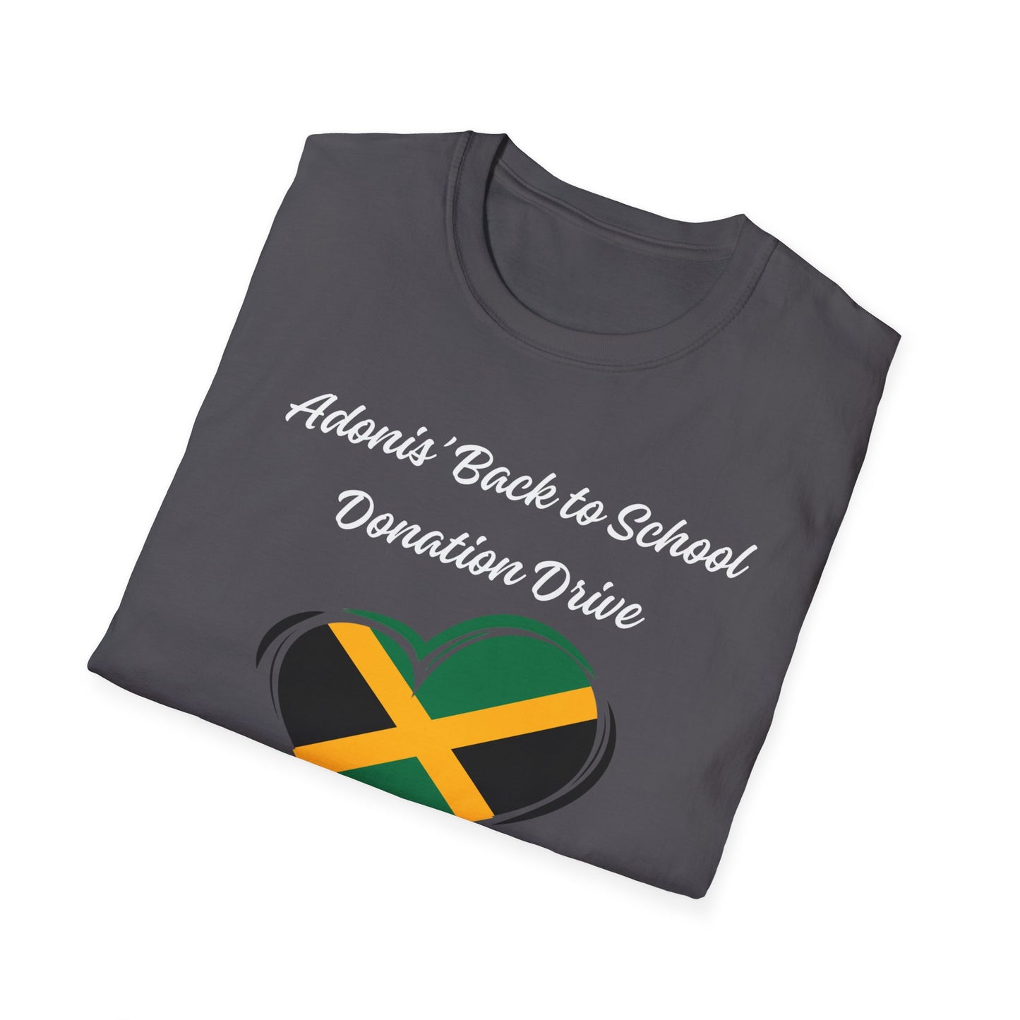 Donation Drive T-Shirt - Adonis Mission to Provide School Supplies in Jamaica