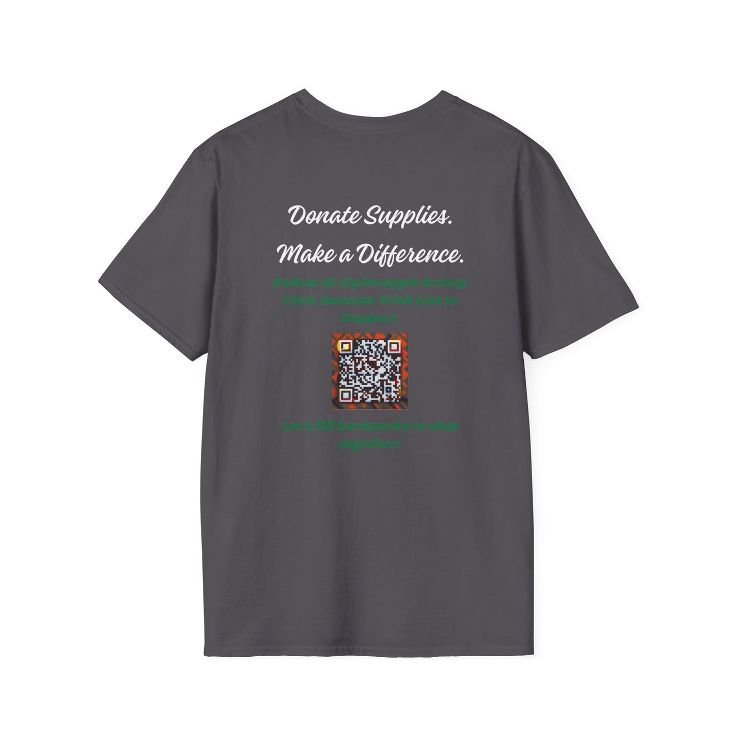 Donation Drive T-Shirt - Adonis Mission to Provide School Supplies in Jamaica
