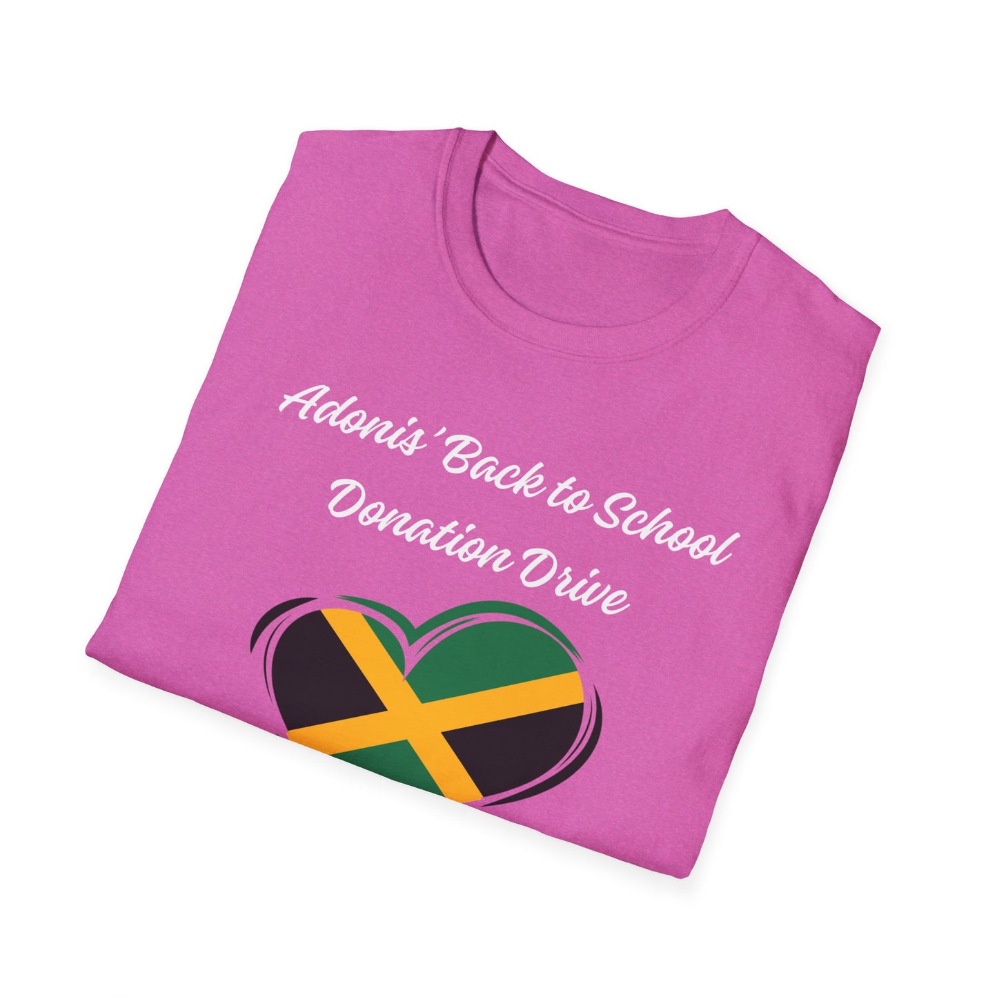 Donation Drive T-Shirt - Adonis Mission to Provide School Supplies in Jamaica
