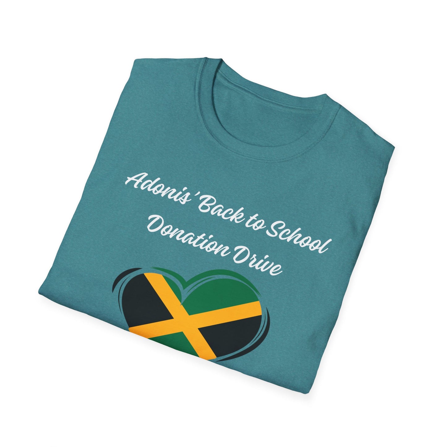 Donation Drive T-Shirt - Adonis Mission to Provide School Supplies in Jamaica