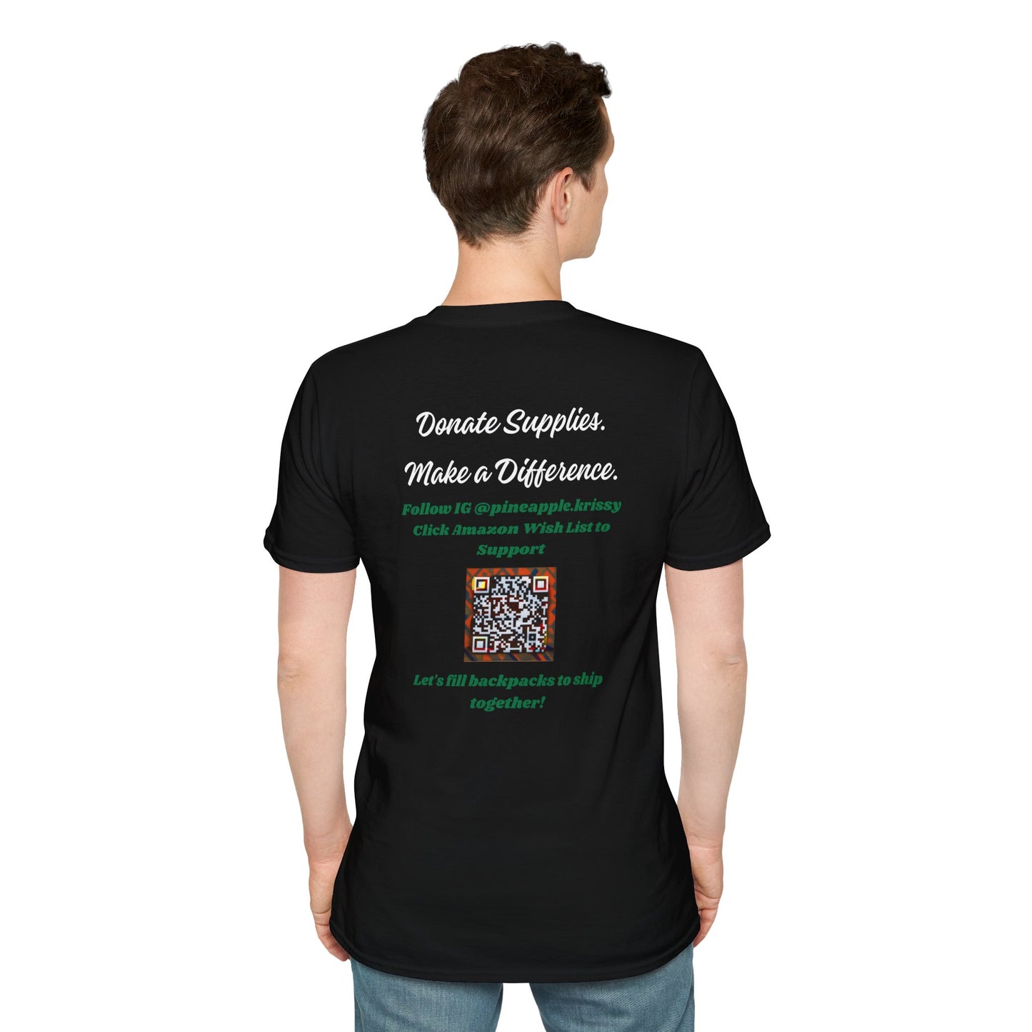 Donation Drive T-Shirt - Adonis Mission to Provide School Supplies in Jamaica