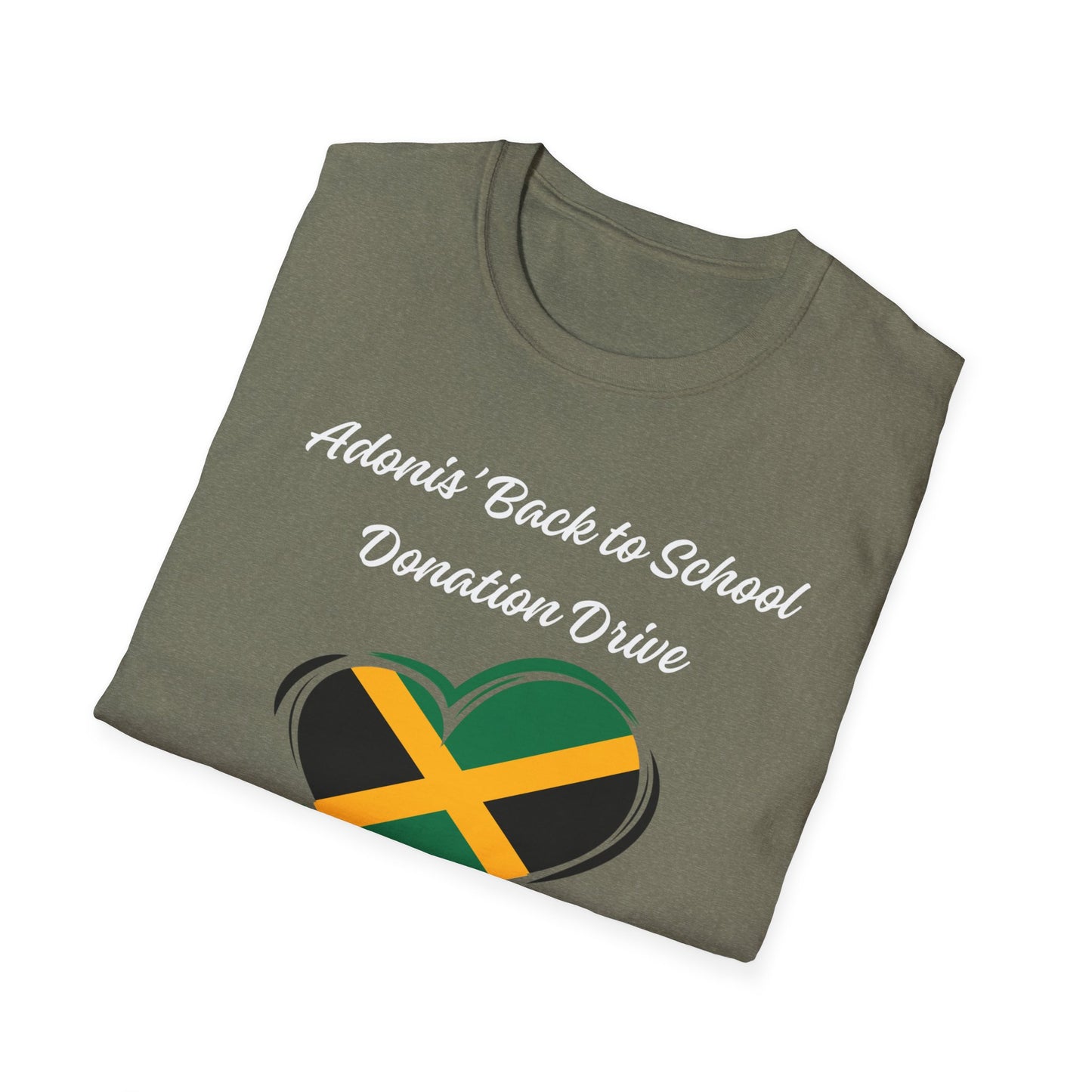 Donation Drive T-Shirt - Adonis Mission to Provide School Supplies in Jamaica