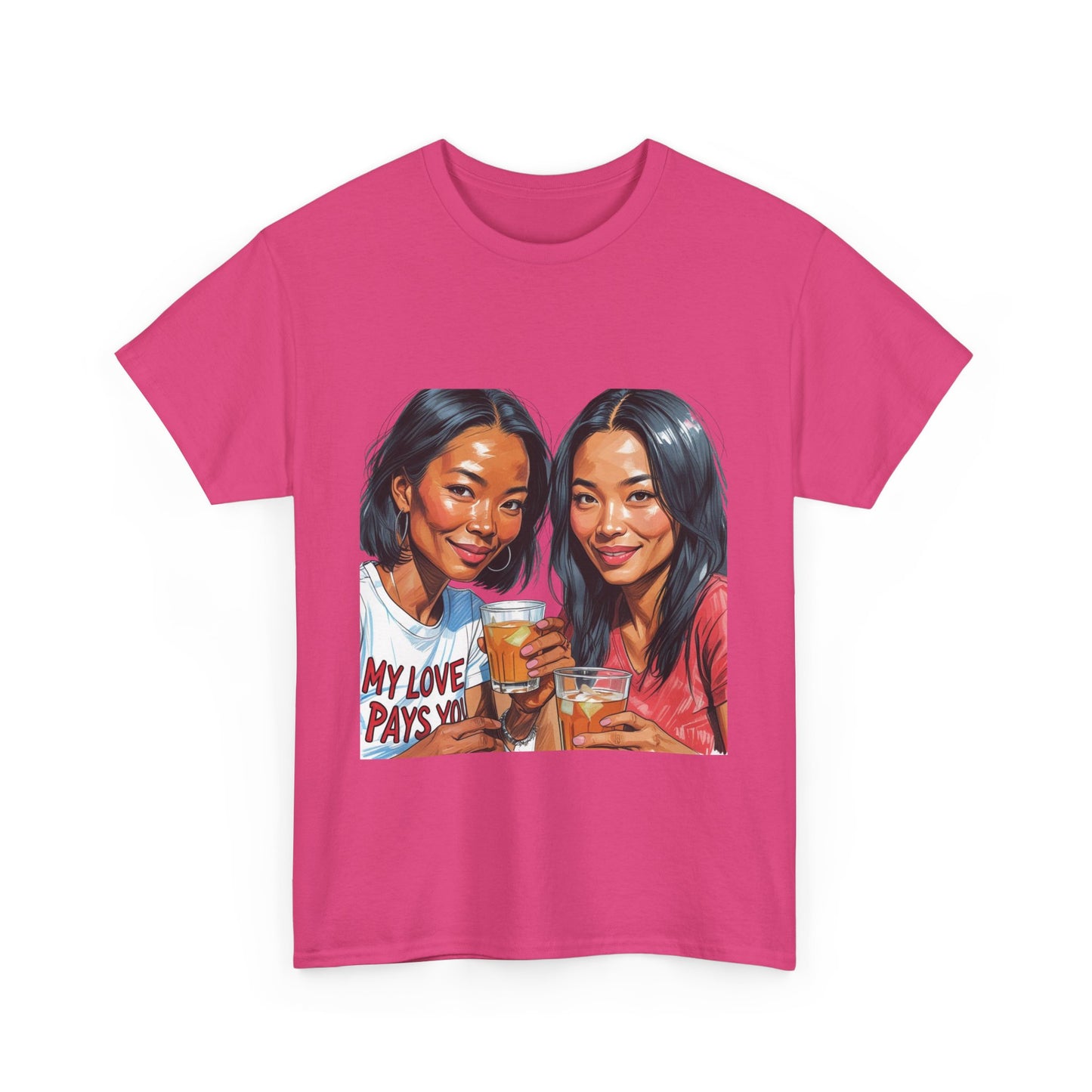 Best Friend Tee Shirt for Adulting Women - My Love Pays You - Style 4