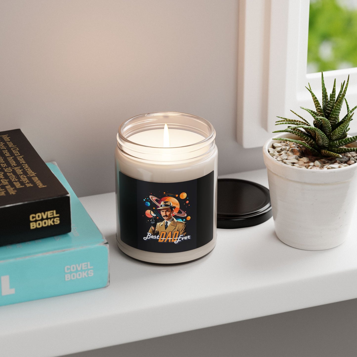 Cosmic Best Dad Ever Scented Soy Candle, Unique Gift for Dad, Home Decor, Birthday, Father's Day, Relaxation Candle