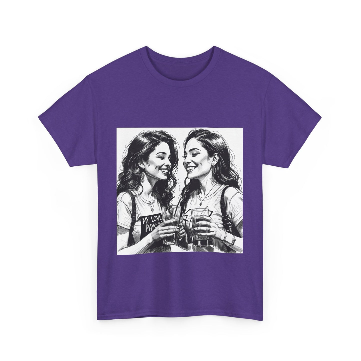 Best Friend Tee Shirt for Adulting Women - My Love Pays You - Style 5